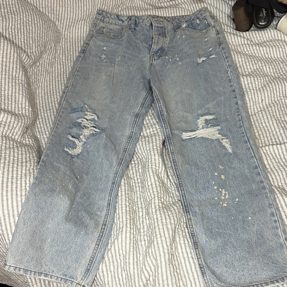 No boundaries juniors distressed mom jeans